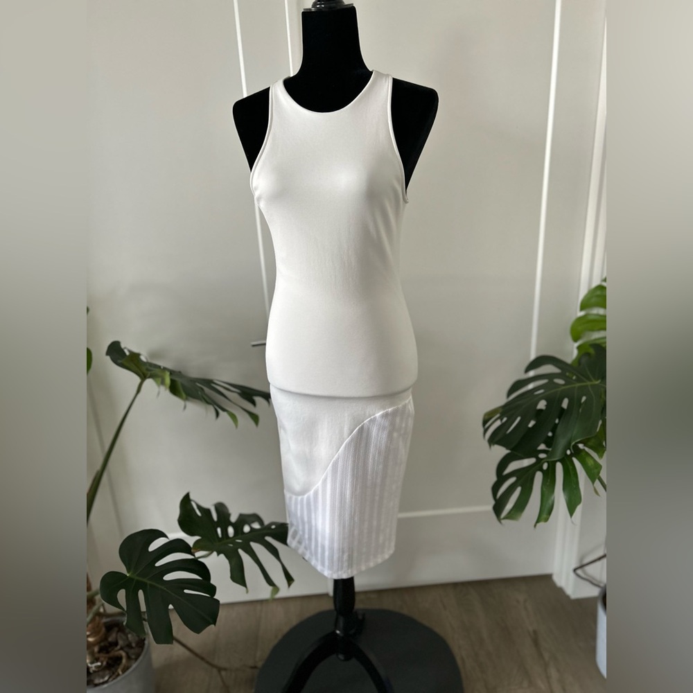 Ronny Kobo White Dress New with tags size small - Picture 6 of 9